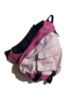 JANSPORT Nylon Sling Bag BABY PINK/PINK