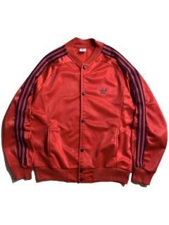 80's adidas Snap Track Jacket RED/NAVY