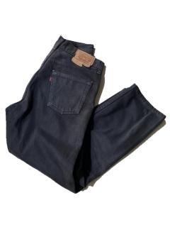 90's Levi's 598 Black Denim Pants MADE IN U.K W32