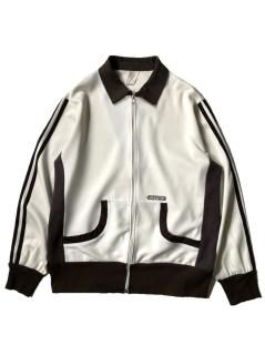 80's adidas Track Jacket CREAM/BROWN