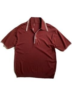 70's Ban-lon Knit Polo GARNET