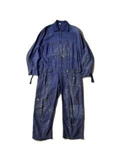 80's Euro Painted Twill Jumpsuits