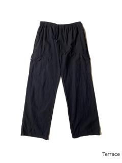 Cotton Easy Cargo Pants BLACK
