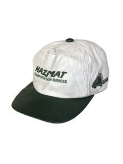 HAZMAT Leather Cap WHITE/GREEN