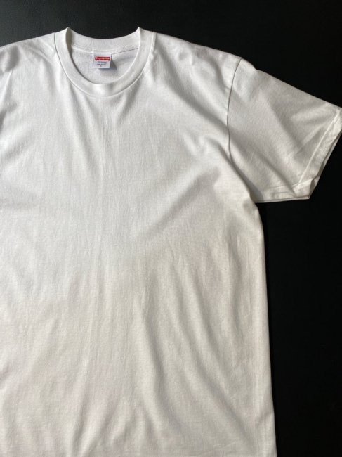 DEAD STOCK Supreme T-shirt WHITE MADE IN U.S.A. (L) - Lemontea 