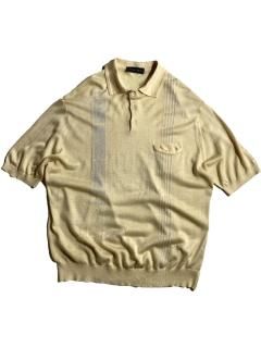 80s Euro Acrylic Knit Polo