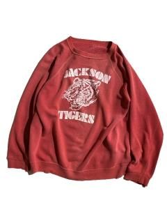 80's JACKSON TIGERS Sweat RED
