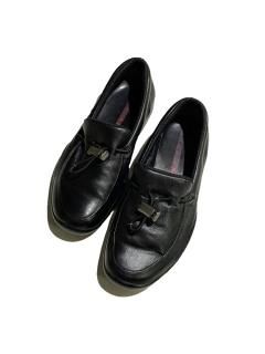 PRADA SPORT Leather Loafer BLACK MADE IN ITALY (26.5)