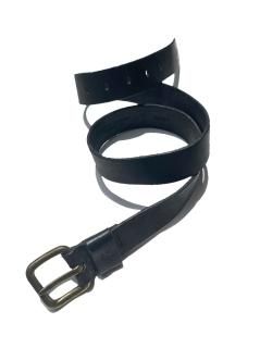 Calvin Klein Leather Belt BLACK MADE IN U.S.A. (W32~36)