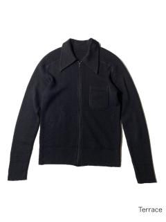 80's Zip-up Knit Jacket MADE IN ITALY