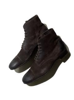 PRADA Suede Leather Boots BROWN MADE IN ITALY (26.5)