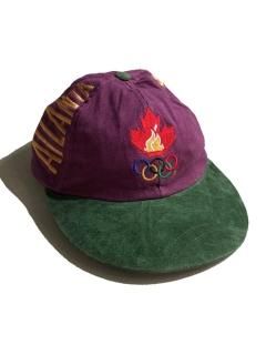 96's ATLANTA Olympic 6panel 2tone Twill/Suede Cap 