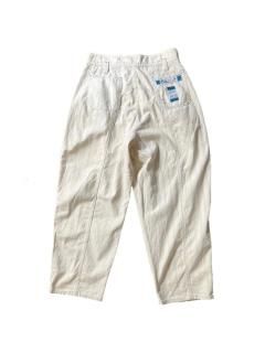 80's Lee PUTTERING AROUND Inverted Pleats Stripe Wide Denim Pants MADE IN U.S.A. W31 