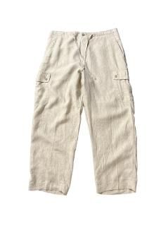 90's Caribbean Linen Easy Cargo Pants
