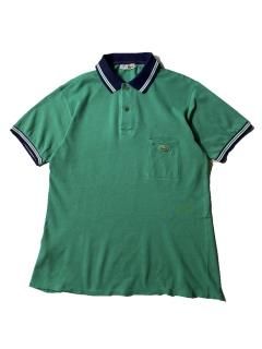 80's CHEMISE LACOSTE Polo Shirt GREEN MADE IN FRANCE