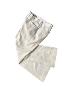 80's Levi's STA-PREST Flare Pants WHITE (W31 L30)