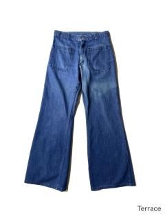 80's Stencil Sailor Denim Pants ( W29 L31)