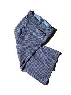 70〜80's Riviera Polyester Check Flare Trousers W32