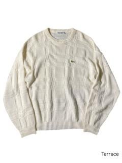 80's CHEMISE LACOSTE Wool/Acrylic Knit MADE IN FRANCE