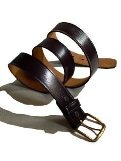 Leather Belt BITTER BROWN (W33~39)