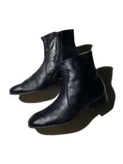 Euro Vintage Side Zip Boots BLACK 8 G (27.0〜27.5)
