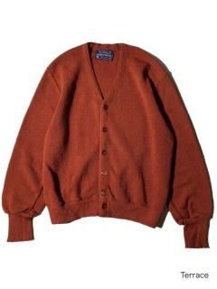 70's ROBERT BRUCE Alpaca Brend Cardigan PERSIMMON MADE IN U.S.A.