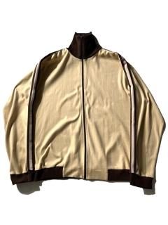 80's Euro Track Jacket CREAM/BROWN