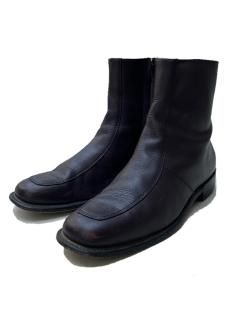 Square-toe Side Zip Boots 9 (27.0〜27.5)