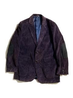 90s Brookford Corduroy Elbow Patch 2B Tailored Jacket PURPLE