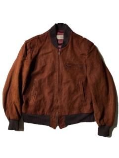 60's Vintage Nubuck Leather Blouson TABACO