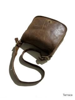 60s Vintage COACH Grabtan Leather Shoulder Bag BROWN MADE IN NEW YORK CITY .U.S.A.