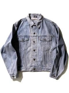 90's Levi's Garment Dyed Denim Tracker Jacket MADE IN N.Z