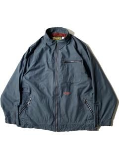 90's SWAG Nylon Zip-up Jacket BLUE GRAY
