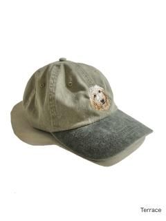 Golden poodle Embroidery Pigment-dyed Cap