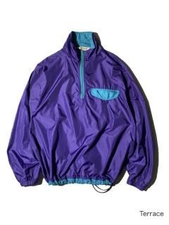 90s L.L.Bean Packable Nylon Half Zip Pullover