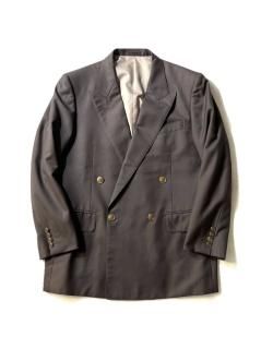 80's Burberrys' Tasmania Wool Double-Breasted Tailored Jacket 