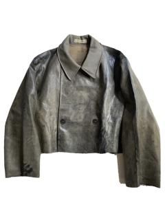 60's German Vintage Short Length Double Rubberized Jacket