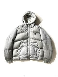 STONE ISLAND Nylon Metal Hooded Down Jacket 