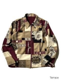 Wilow Ridge Scarf Pattern Reversible Jacket MADE IN U.S.A. 