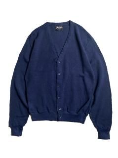 90's Jantzen Acrylic Cardigan NAVY MADE IN U.S.A.