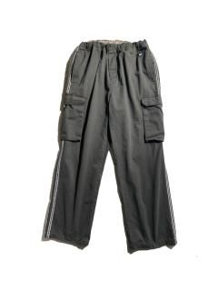 90's OTB Side Linen Cargo Pants CHARCOAL (W33〜W43)
