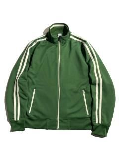 90's OLD NAVY Line Design Track Jacket GREEN/WHITE