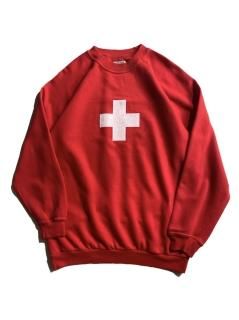 90's SWITCHER Sweat RED MADE IN PORTUGAL