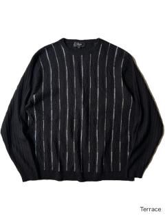 90's Villini Design Knit BLACK