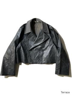 60's German Vintage Short Length Double Rubberized Jacket