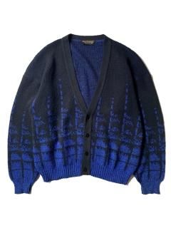 80's Ban Grading Design Acryl Cardigan MADE IN U.S.A.