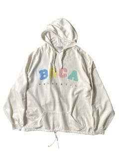 90's BOCA Pullover Sweat Hoody WHITE MADE IN CANADA