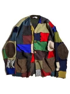 90's DOLCE&GABBANA Patchwork Collarless Jacket MADE IN ITALY