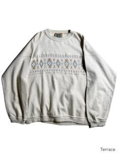 90's LE LAUREAT Knitting Switch Sweat MADE IN FRANCE