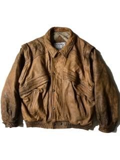 90's JORDAN'G Detachable Design Leather Blouson MADE IN FRANCE
